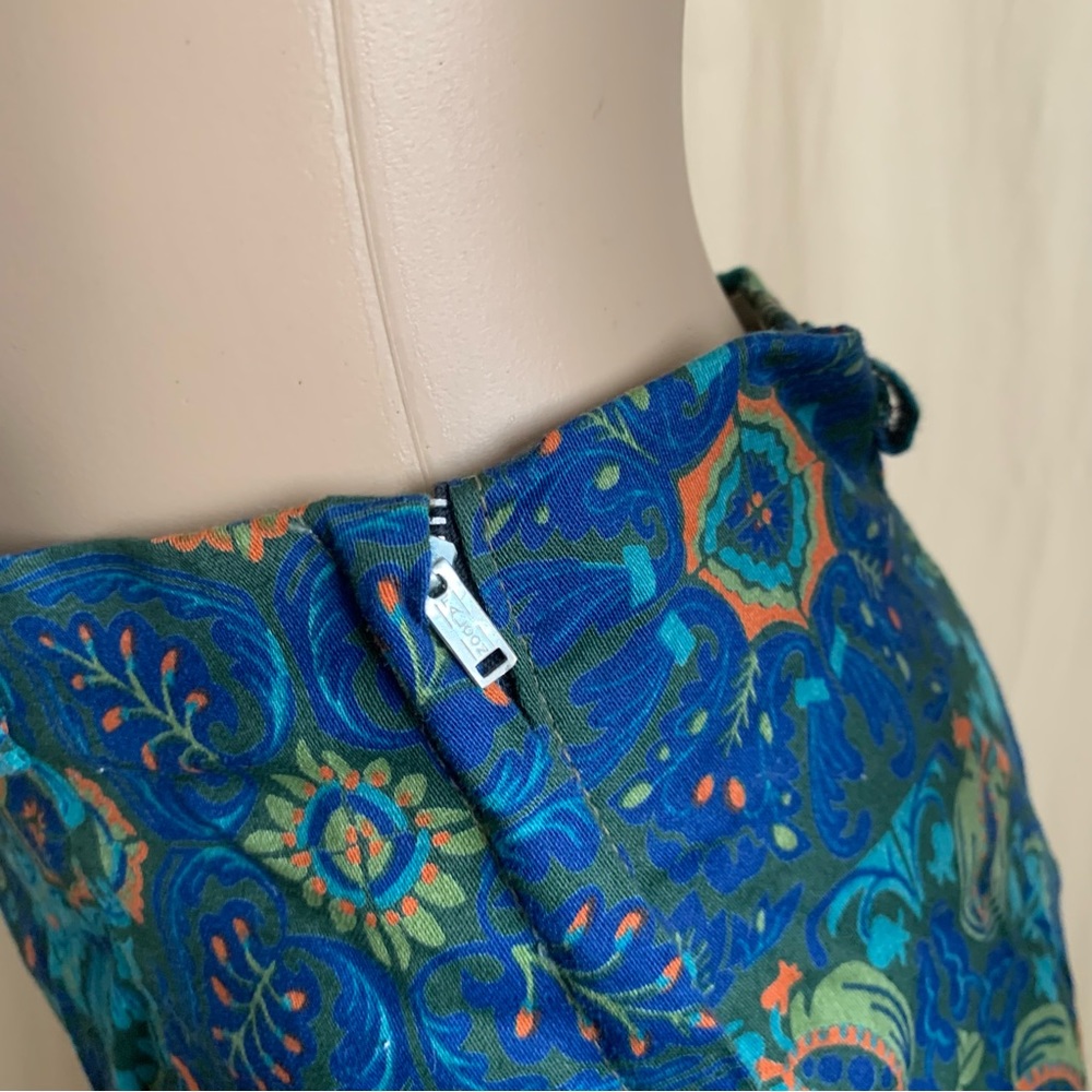 Super cute vintage 60s high rise mod floral tile pattern summer shorts - Picture 8 of 8